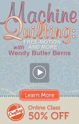 Online Machine Quilting Class